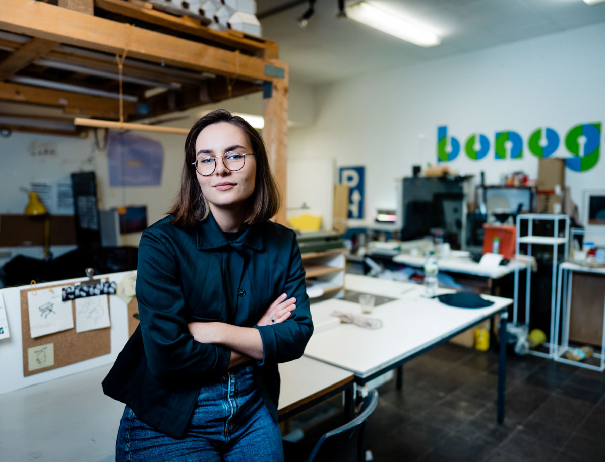 Sabine Boger studiert an der Kunsthochschule Kassel Produktdesign und möchte später als freie Art Direktorin tätig sein.