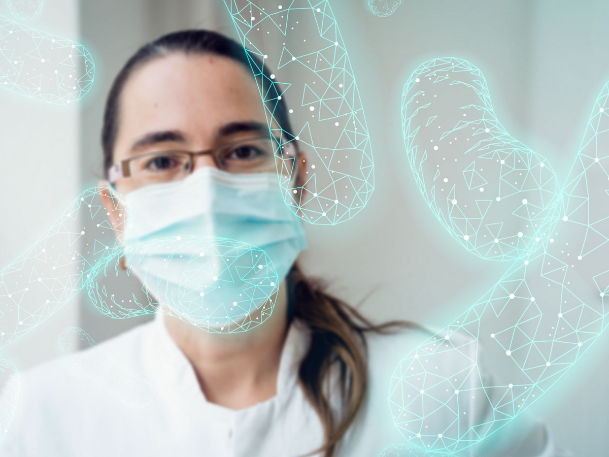 Frau Prof. Maria Vehreschild ist Leiterin der Arbeitsgruppe Klinische Mikrobiomforschung und damit tief drin im Thema: im menschlichen Körper nämlich.