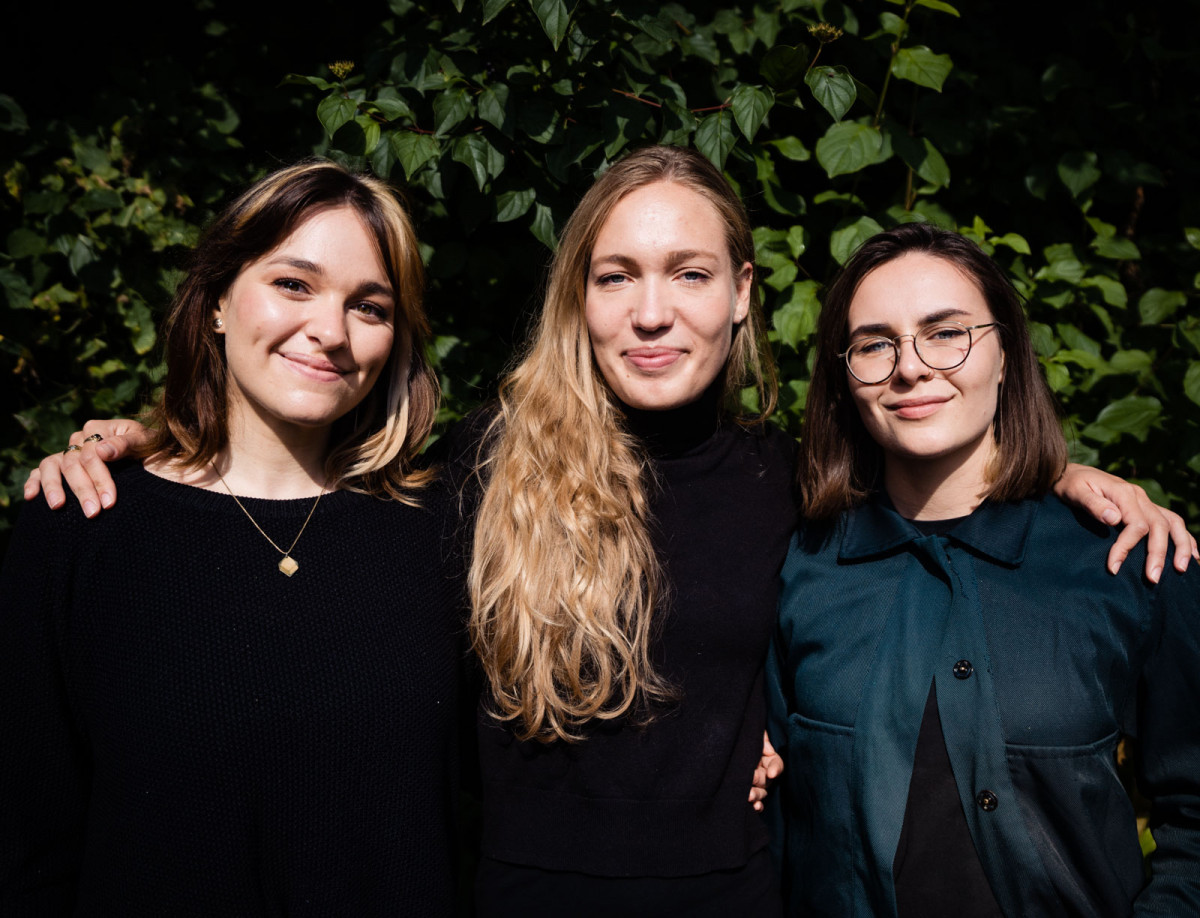 Die drei Freundinnen Olinga, Annika und Sabine studieren an der Kunsthochschule Kassel.
