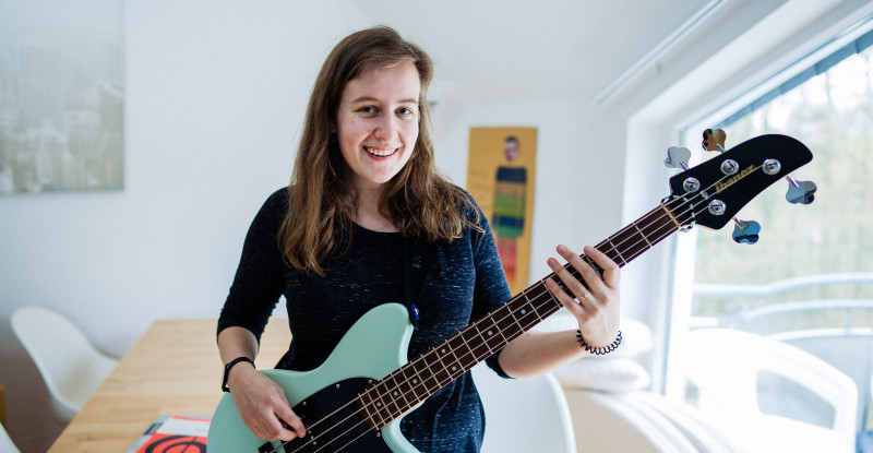 Hannah studiert im 10. Semester Musik auf Lehramt fürs Gymnasium an der Hochschule für Musik und Darstellende Kunst in Frankfurt am Main.